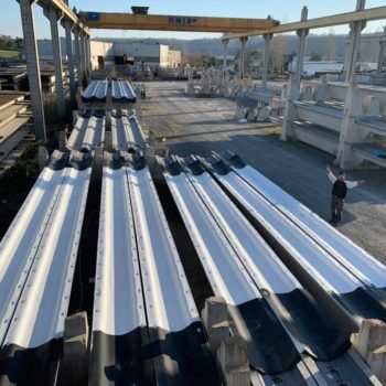 Posa TPO su Tegoli Copertura industriale direttamente in Stabilimento