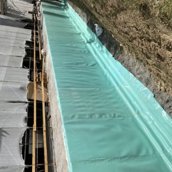Impermeabilizzazione muro contro terra in PVC