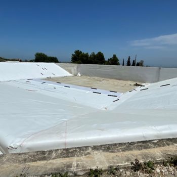 Bacino di irrigazione in TPO
